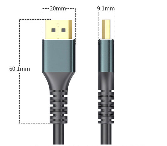 DP to DP 8k 60hz 1.5m Display Cable
