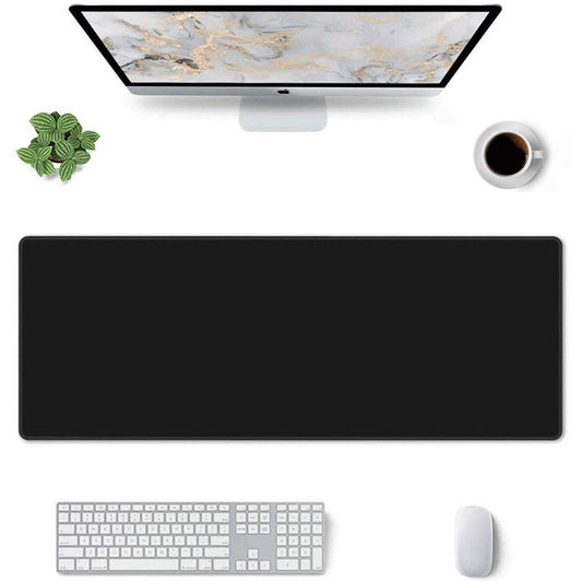 Plain Black Desk Mat